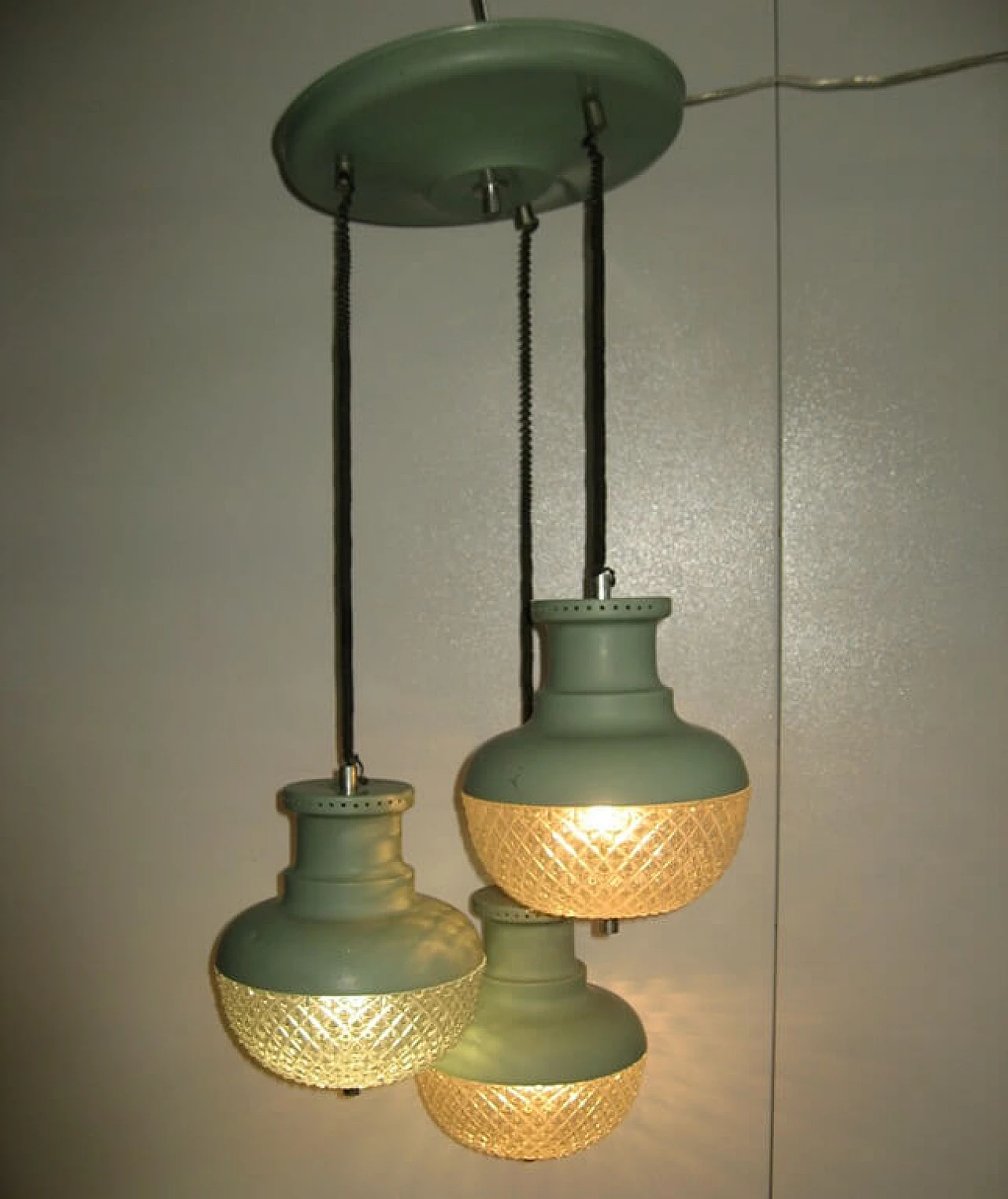 3-light pendant lamp, 70s 1264023