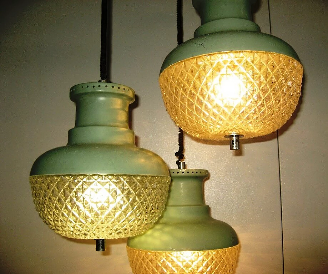 3-light pendant lamp, 70s 1264031