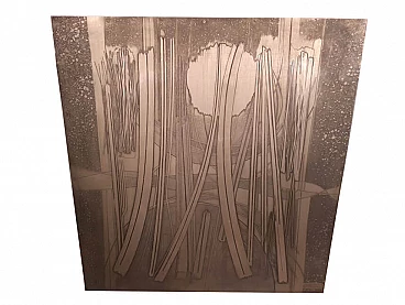 Decorative copper panel by Victor Cerrato, 70s