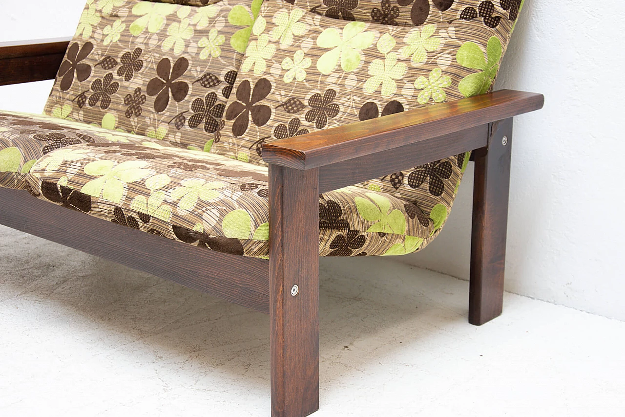 Divano a 2 posti e poltrona in stile scandinavo, anni '80 1264463