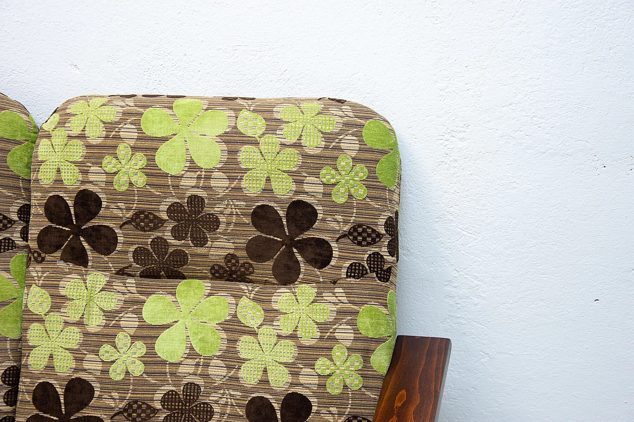 Divano a 2 posti e poltrona in stile scandinavo, anni '80 1264464