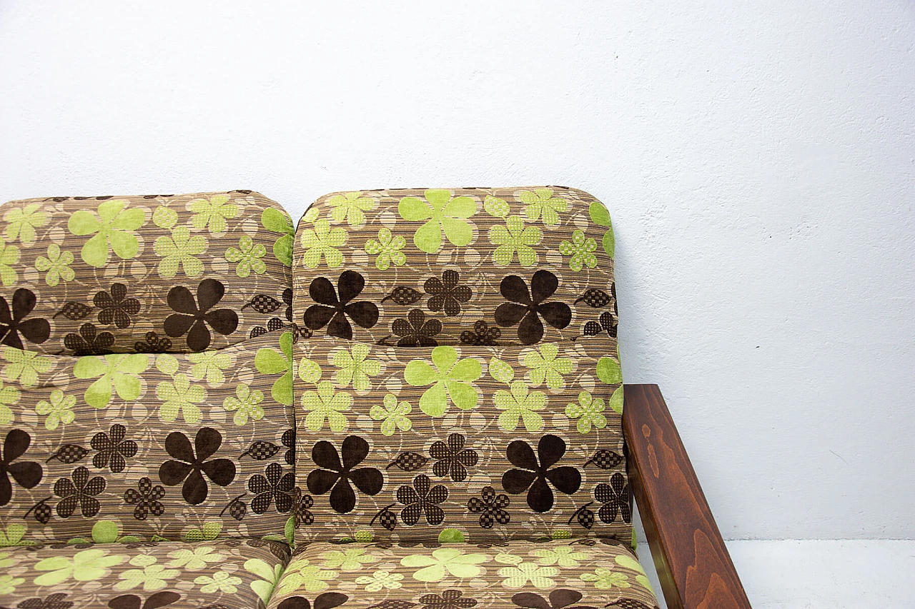 Divano a 2 posti e poltrona in stile scandinavo, anni '80 1264465