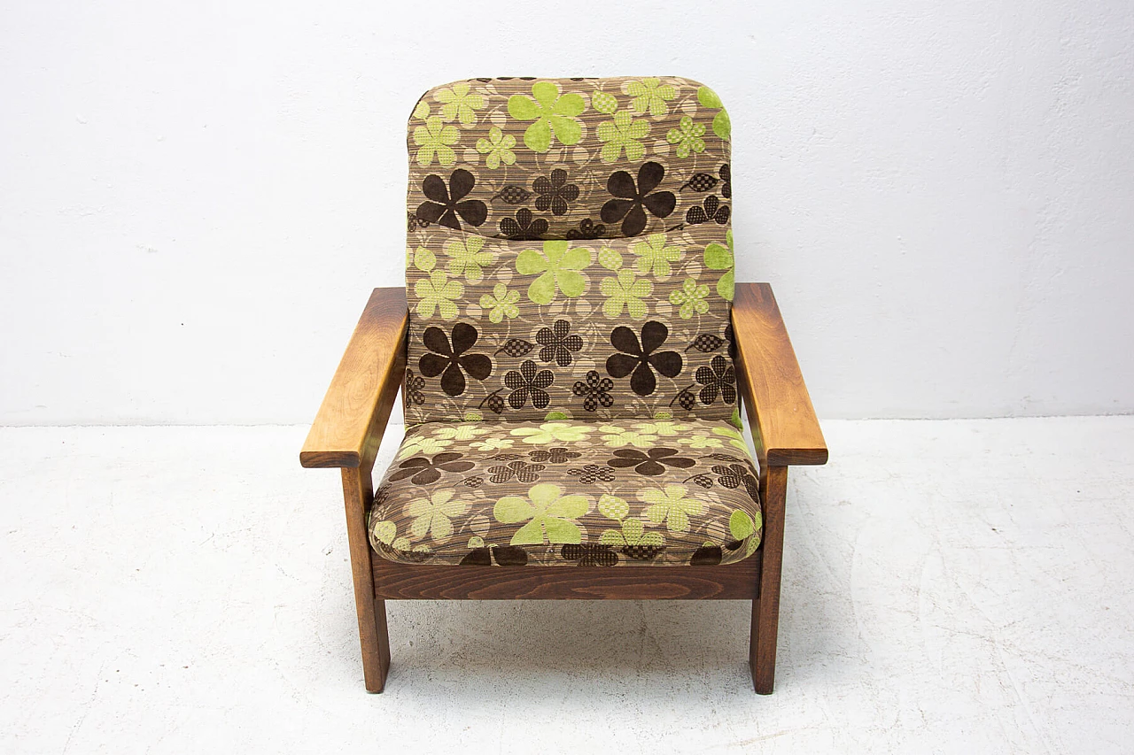 Divano a 2 posti e poltrona in stile scandinavo, anni '80 1264469