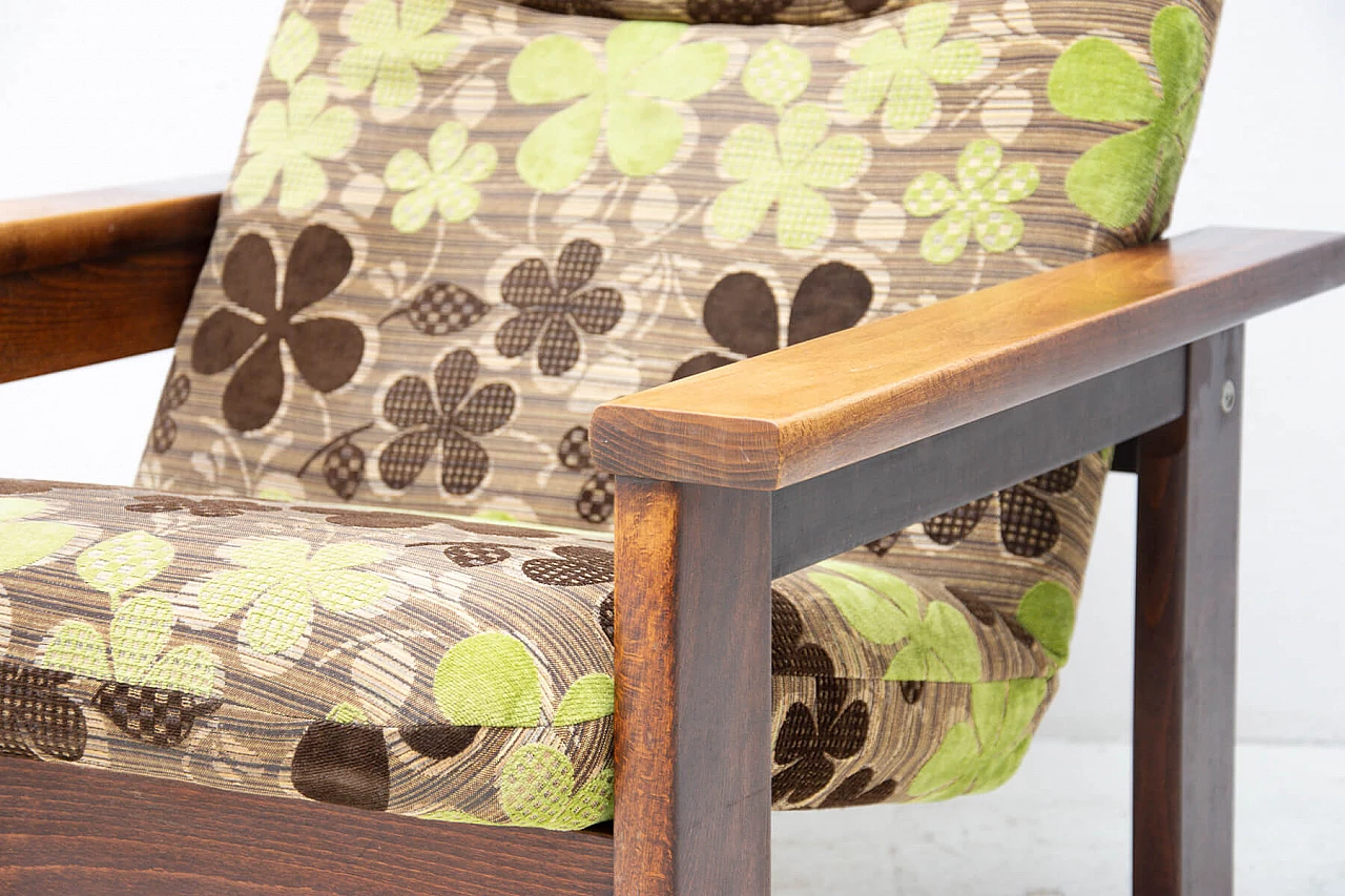 Divano a 2 posti e poltrona in stile scandinavo, anni '80 1264472