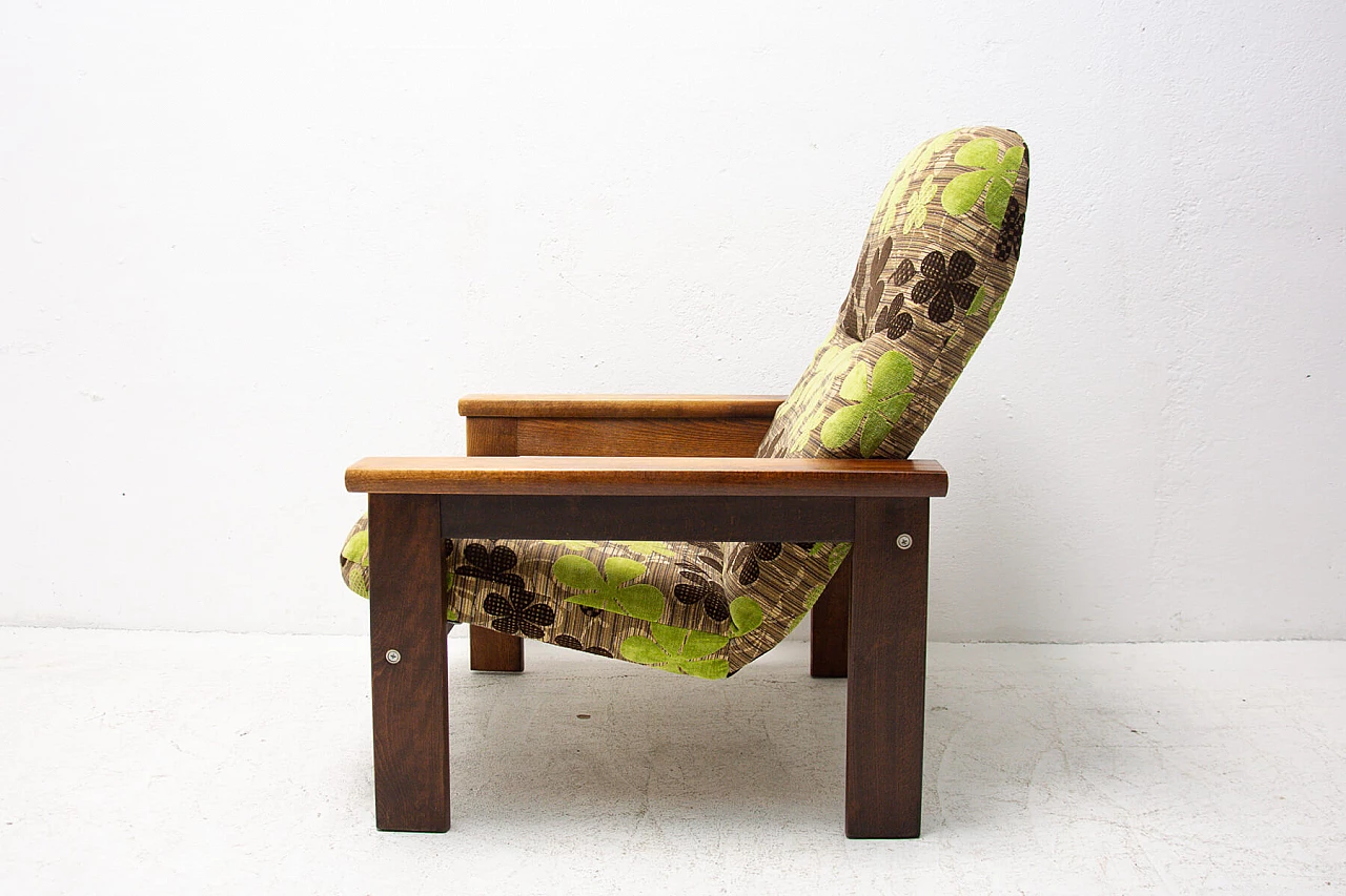 Divano a 2 posti e poltrona in stile scandinavo, anni '80 1264474