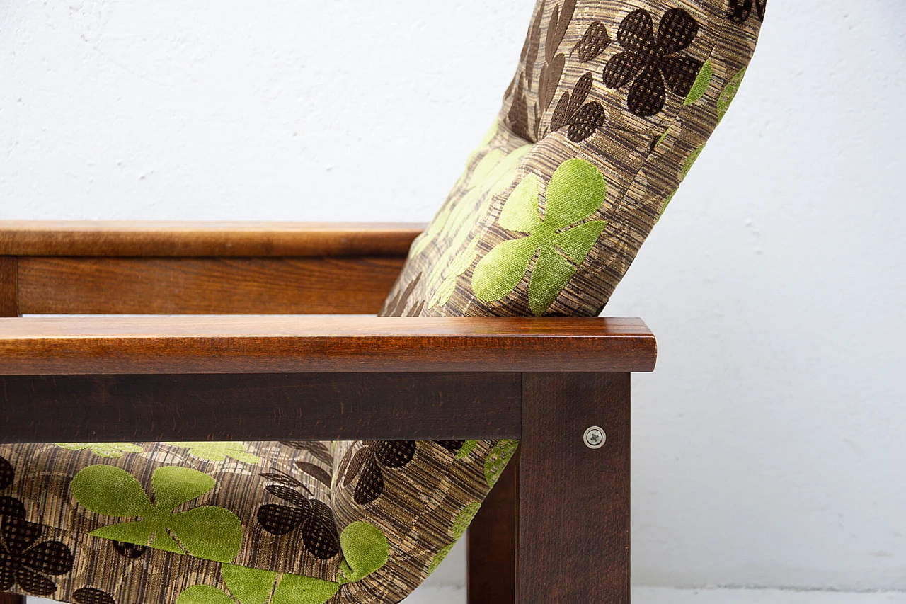 Divano a 2 posti e poltrona in stile scandinavo, anni '80 1264475