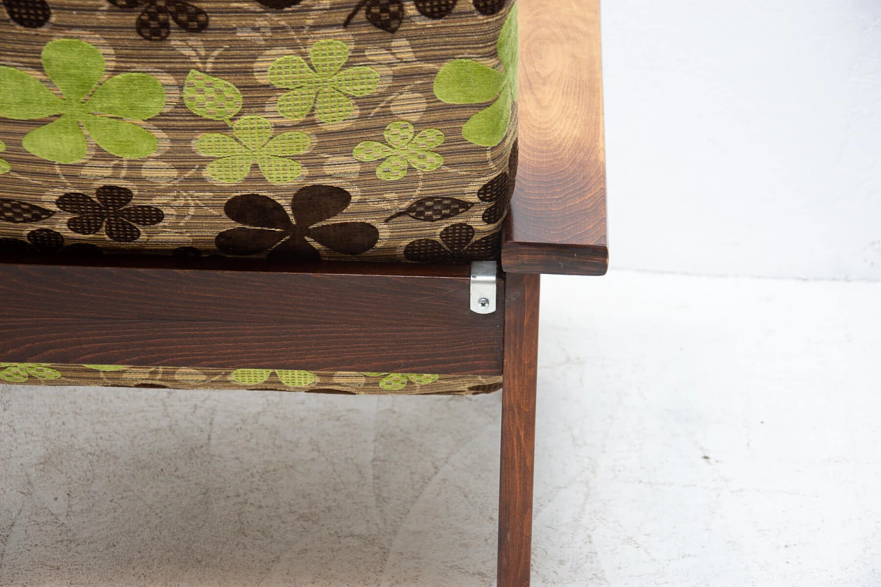 Divano a 2 posti e poltrona in stile scandinavo, anni '80 1264479