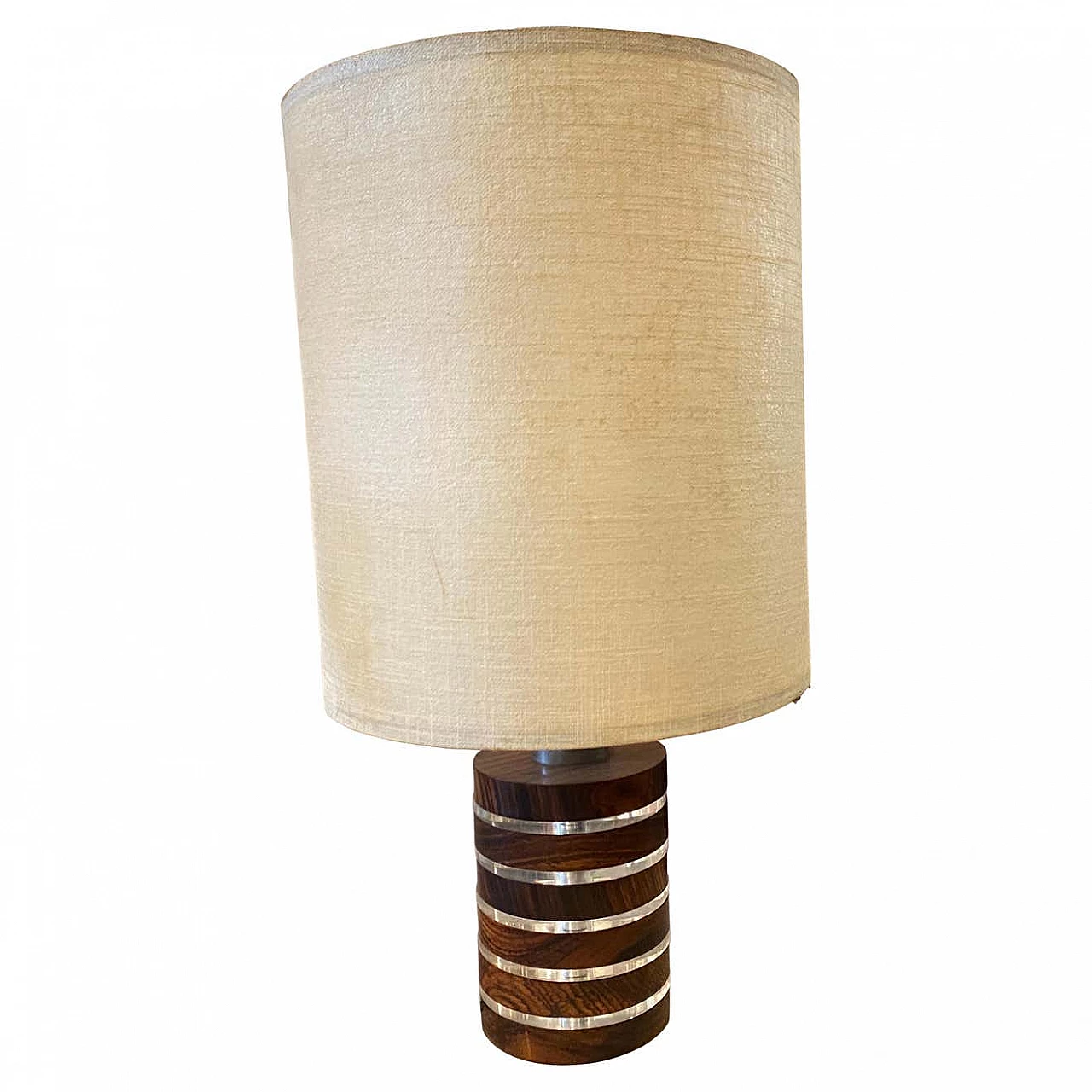 Table lamp in brown lucite and plexiglass by Felice Antonio Botta, 70s 1264499
