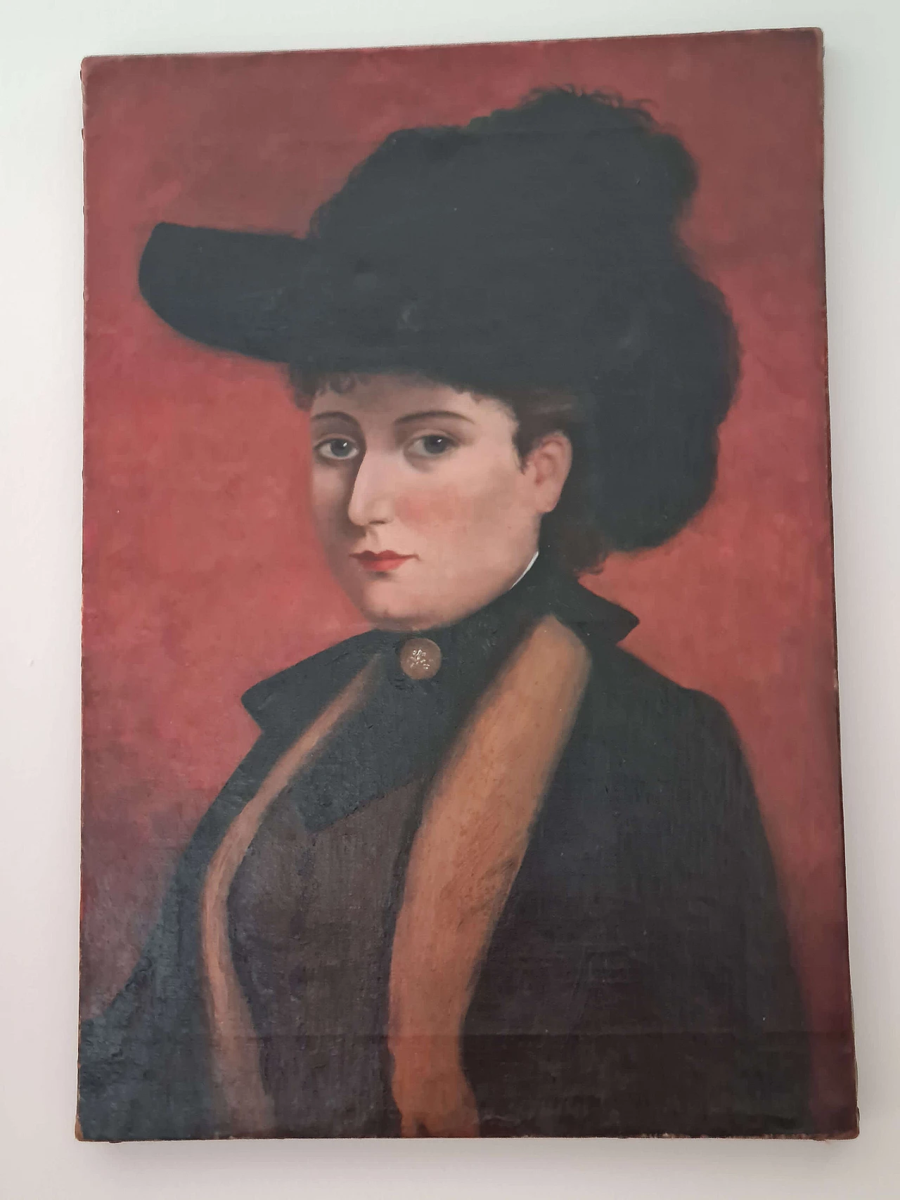 Portrait of a woman with hat, 19th century 1264609