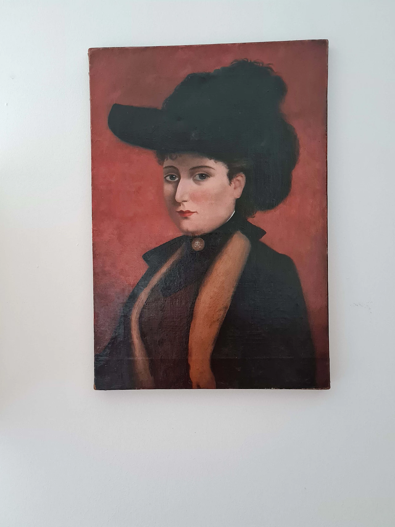 Portrait of a woman with hat, 19th century 1264610