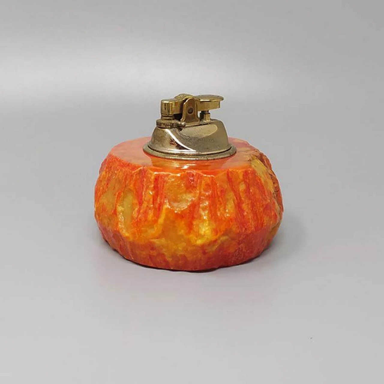 Salmon-coloured alabaster smoking set by Romano Bianchi, 60s 1264915