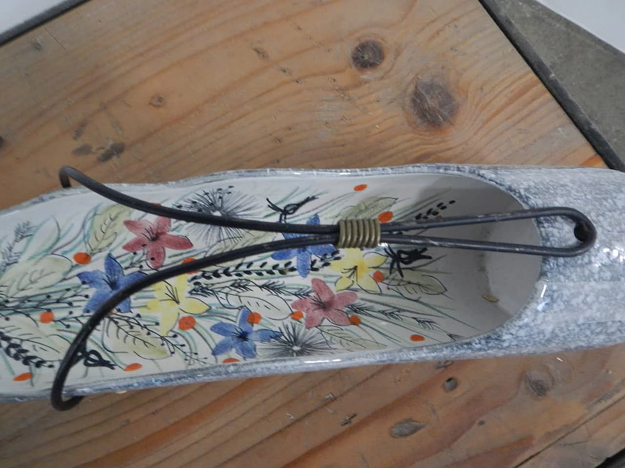 Porta grissini in ceramica di Bonetti, Parma, anni '50 1264926