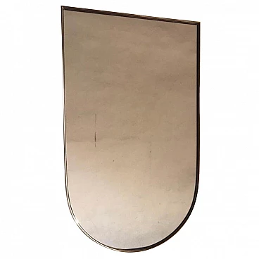 Mirror with brass frame, 50s