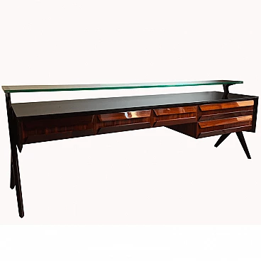 Sideboard in rosewood by Vittorio and Plinio Dassi, 1950s