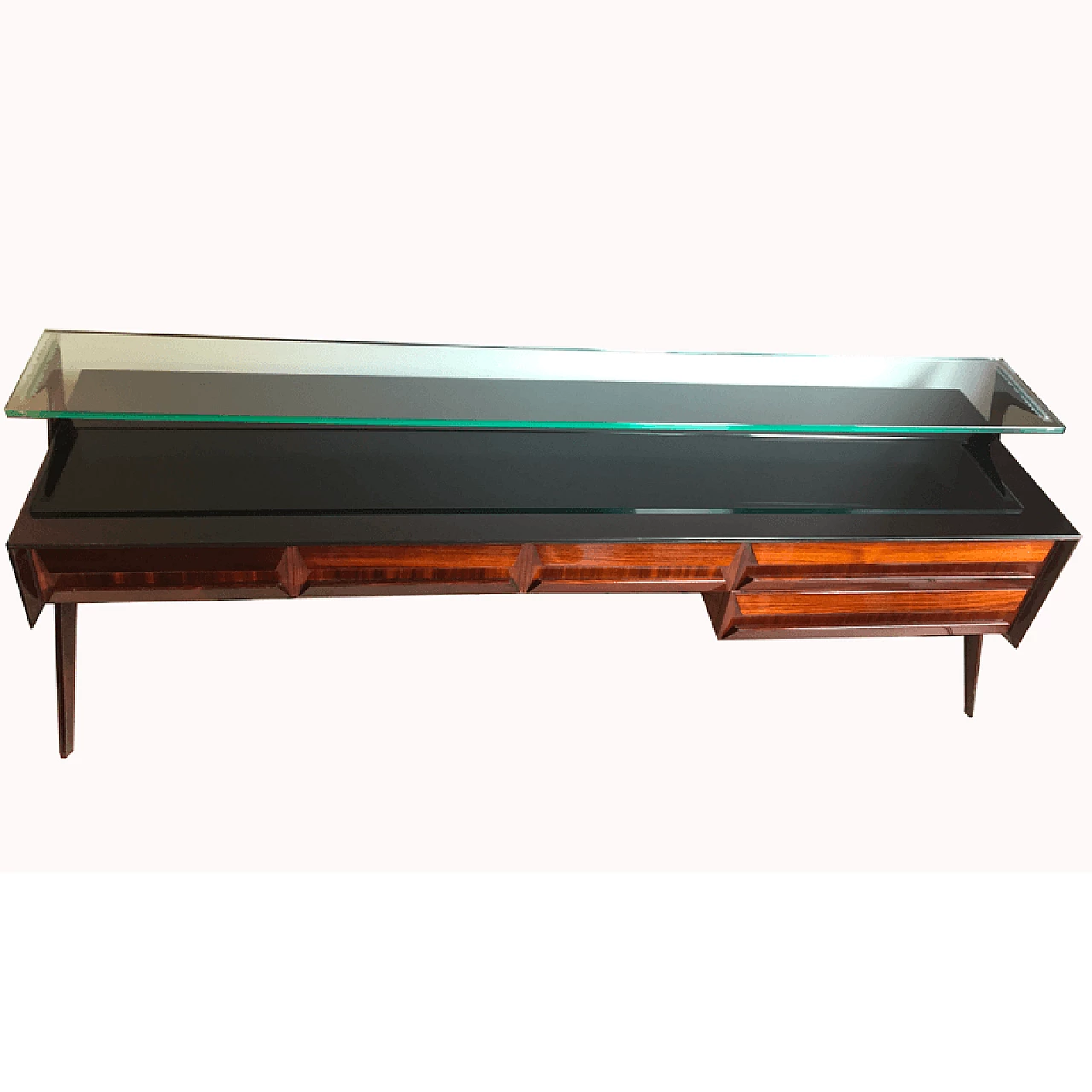 Credenza in legno di rosa di Vittorio e Plinio Dassi, anni '50 1265904