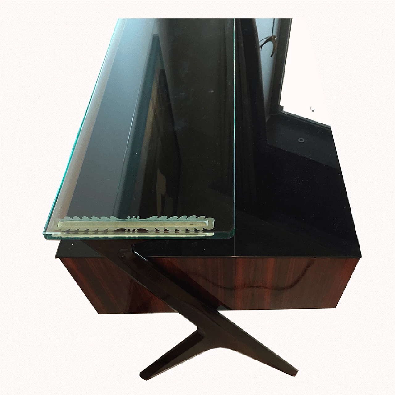 Credenza in legno di rosa di Vittorio e Plinio Dassi, anni '50 1265905