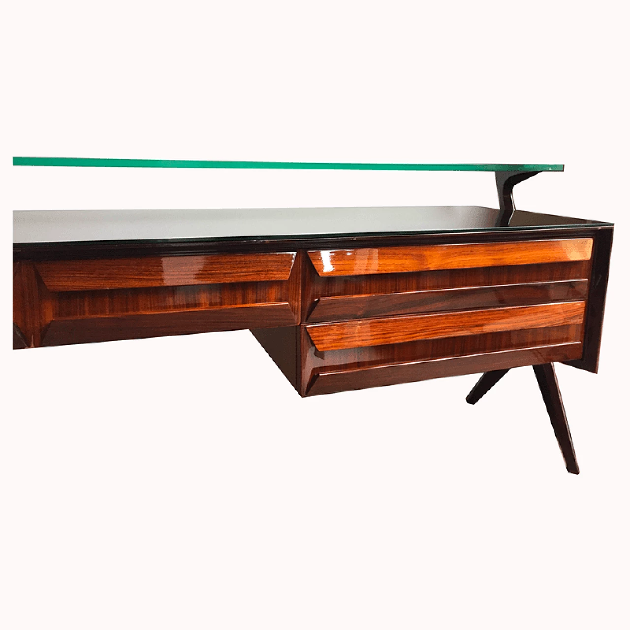 Credenza in legno di rosa di Vittorio e Plinio Dassi, anni '50 1265906