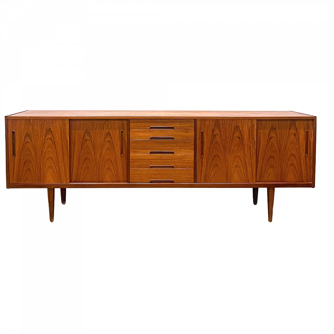 Giant sideboard in teak by Nils Jonsson for Troeds Sweden, 60s 1266088