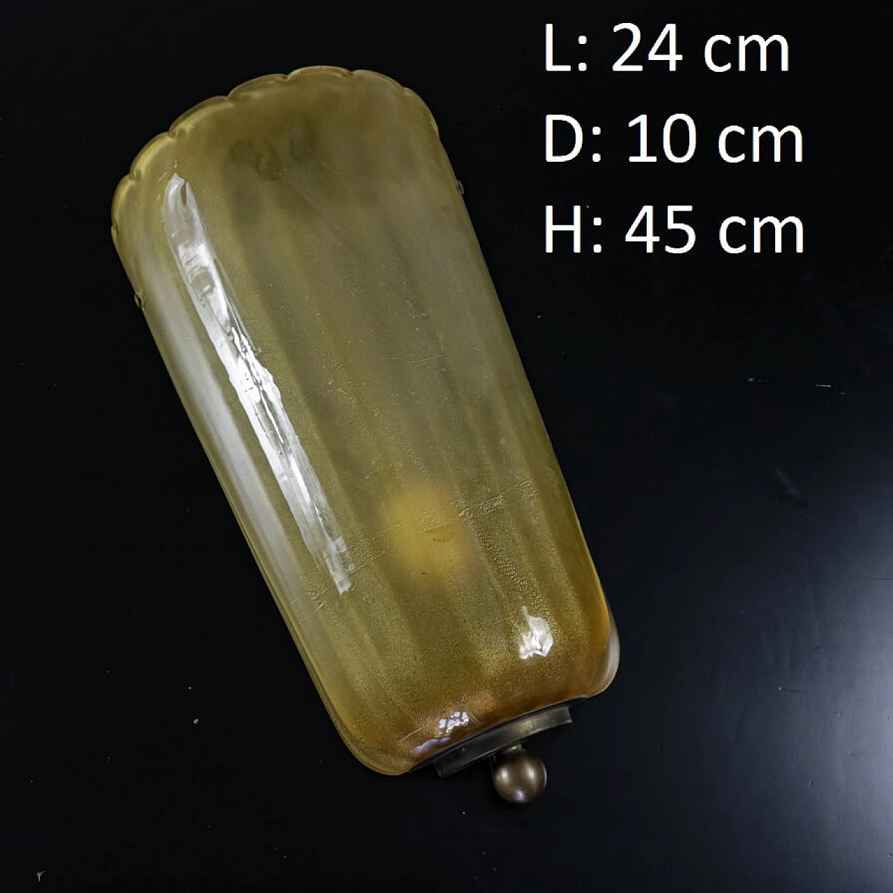 Murano glass wall lamp, 40s 1266315