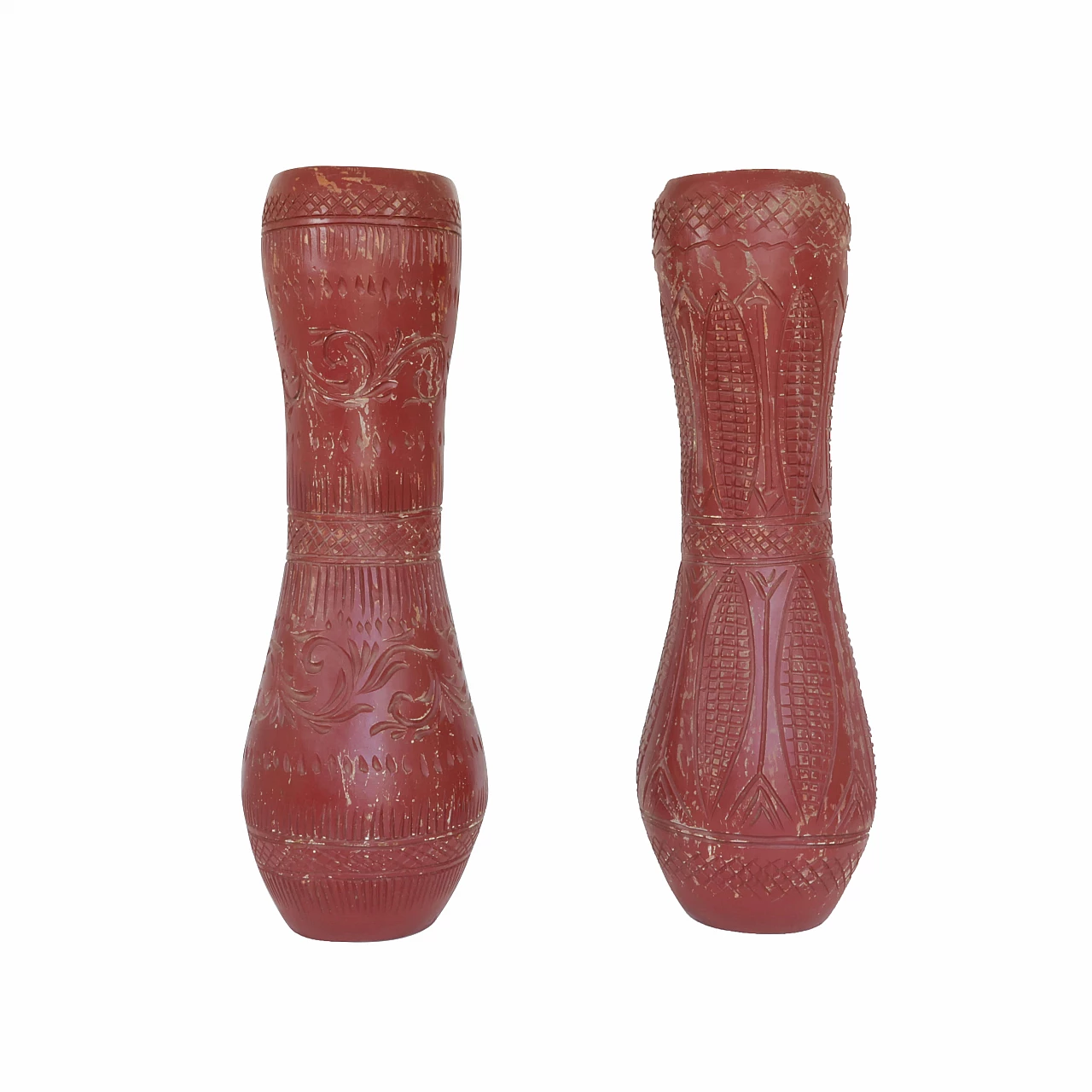 Coppia di grandi vasi in ceramica produzione Montelupo-Firenze, anni '60 1266419