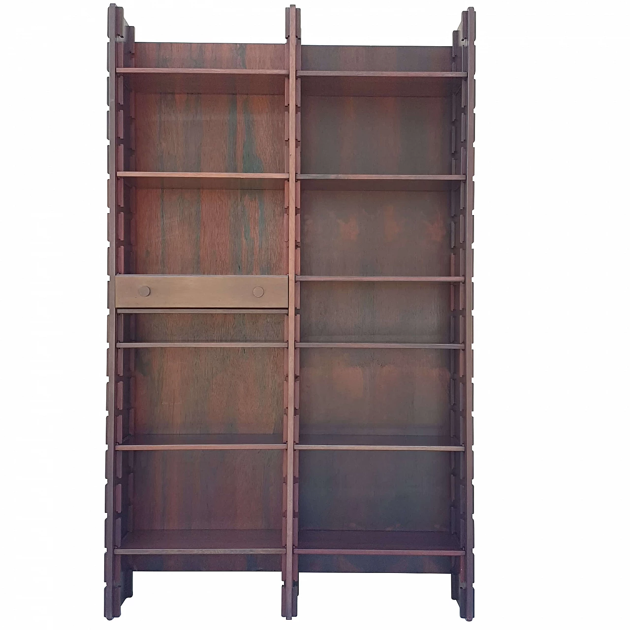 Modular rosewood bookcase by Gianfranco Frattini for Bernini, 60s 1266475