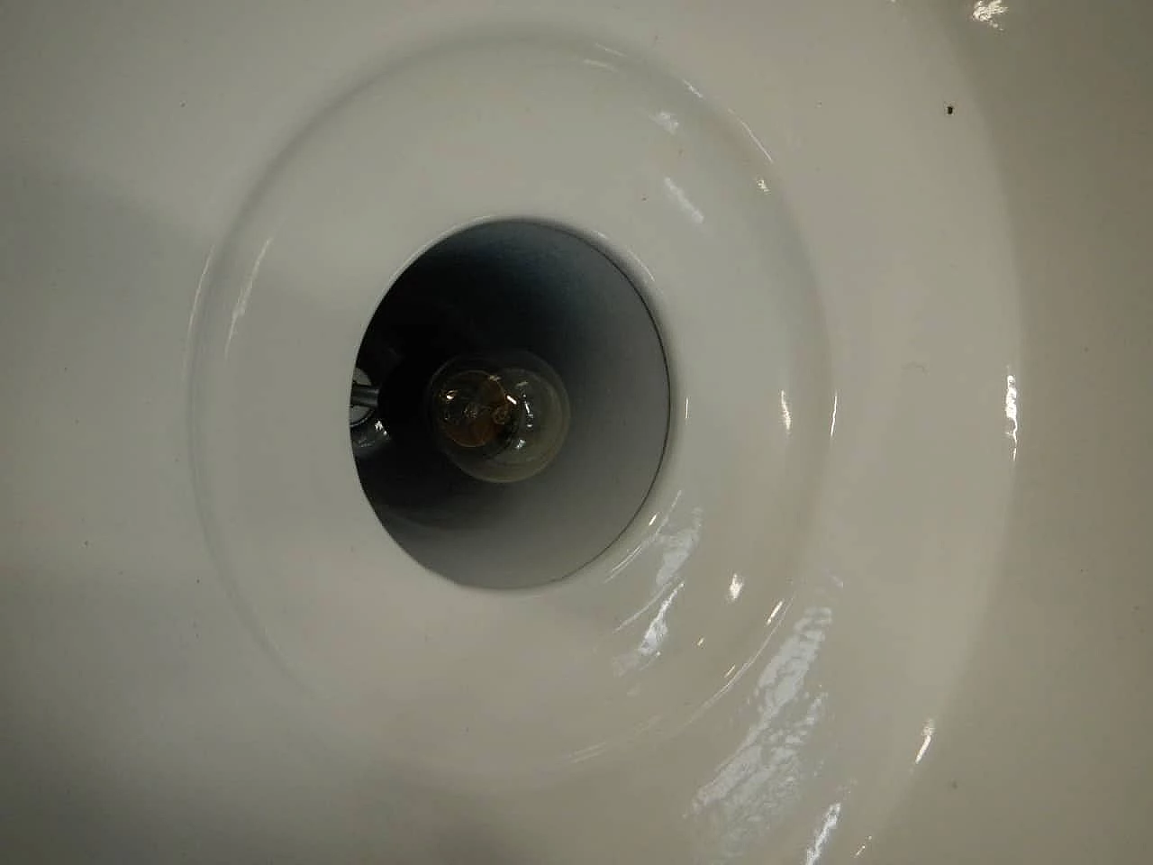 Ceramic and metal industrial lamp, 60s 1267037