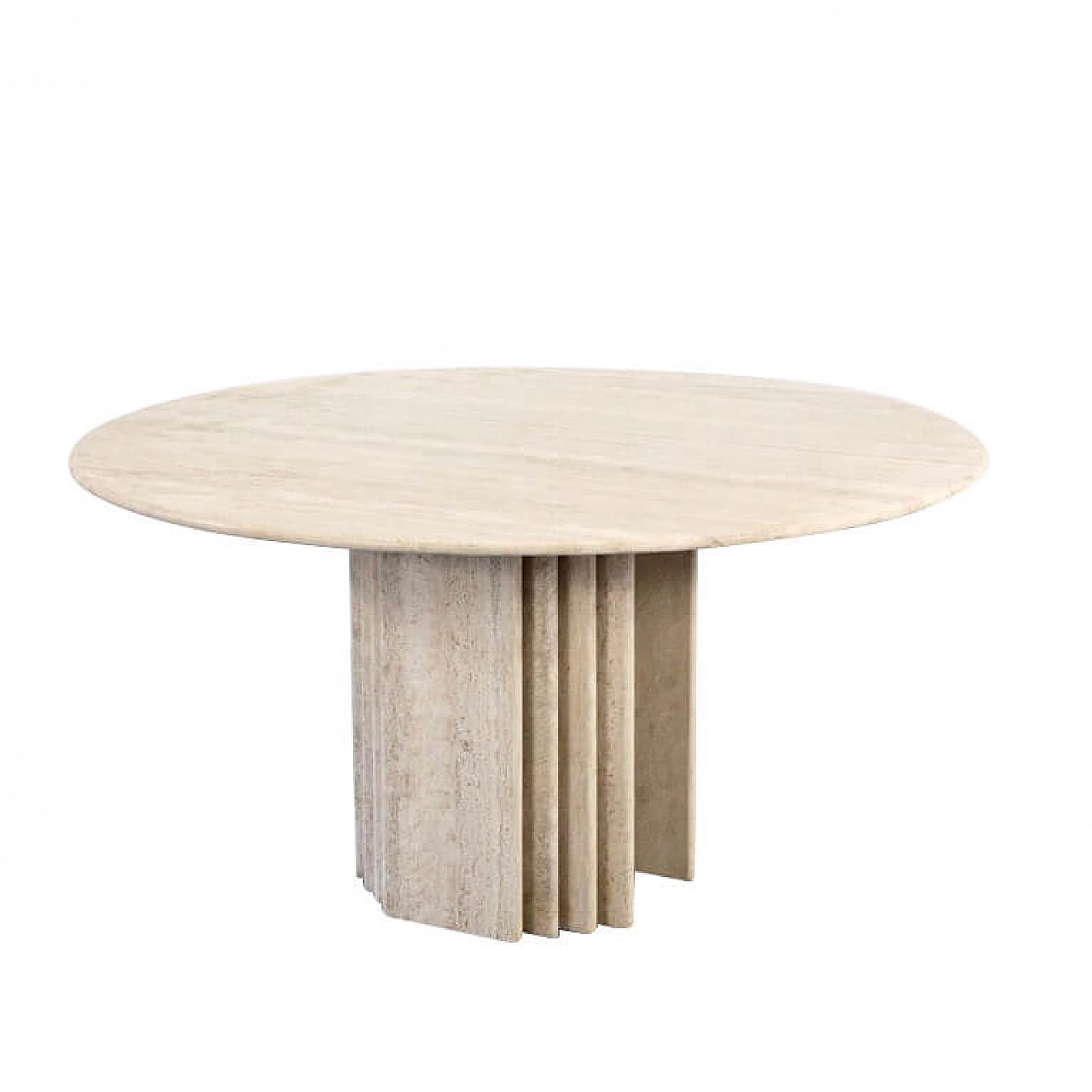Table in travertine, 70s 1267157