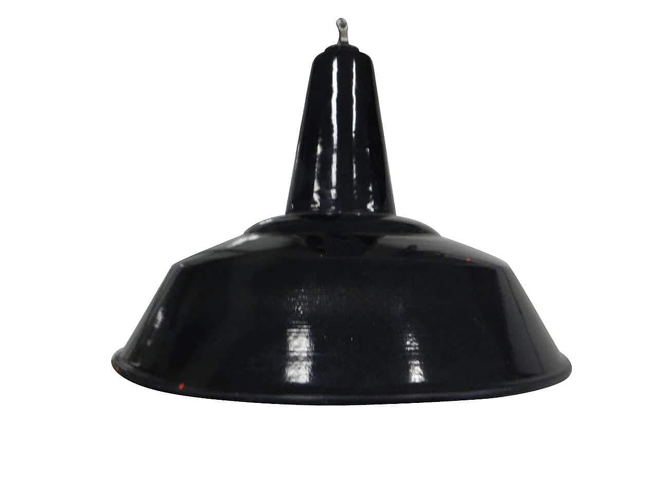 Ceramic and metal industrial lamp, 60s 1267189