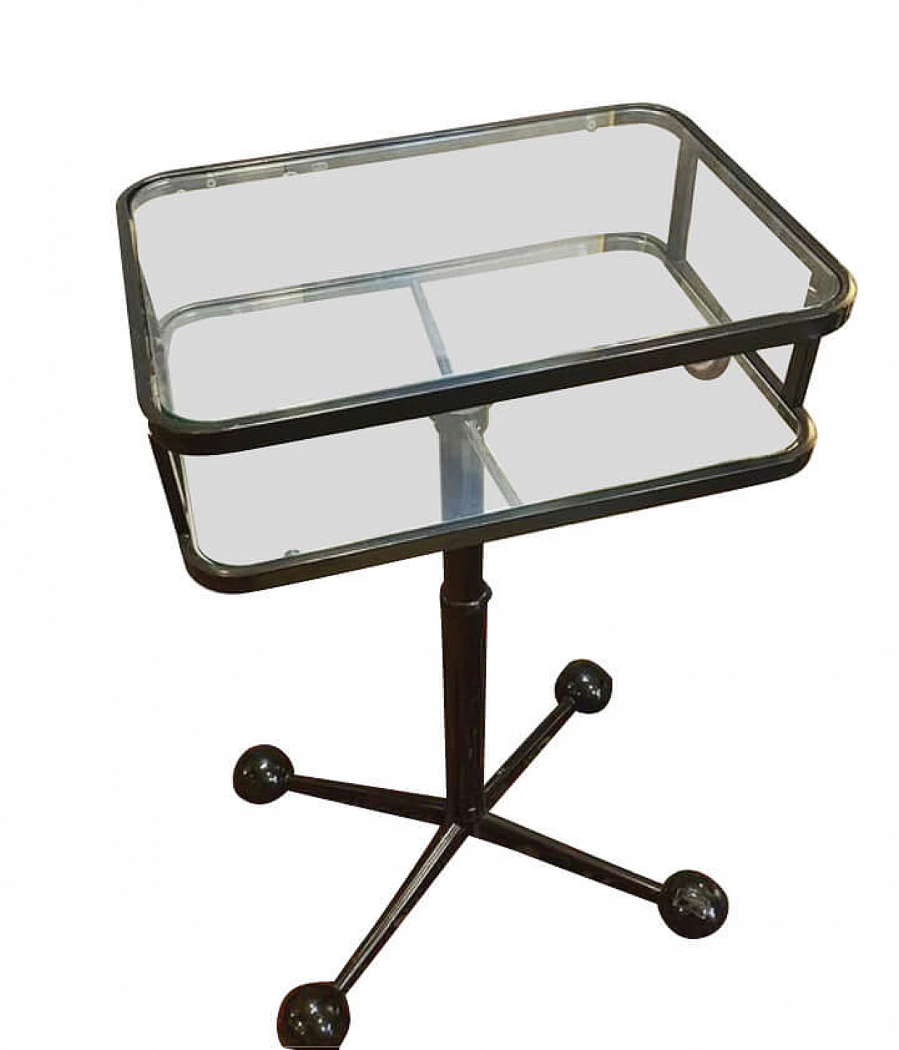 Trolley with glass tops by Allegri, 70s 1267274