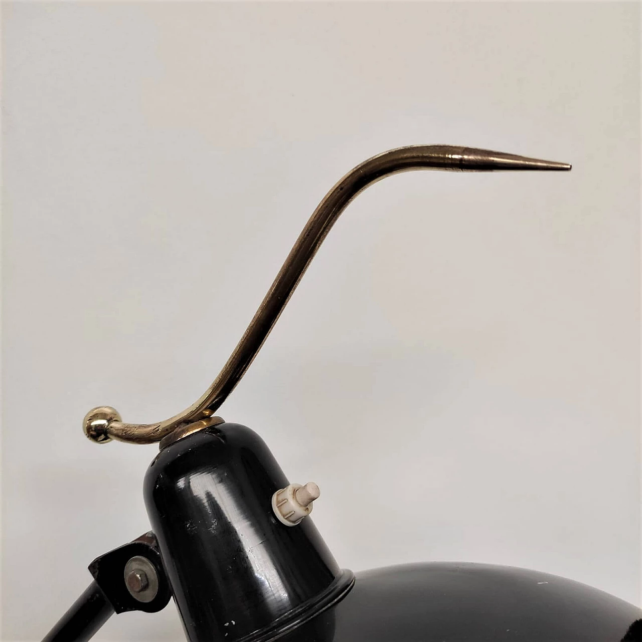 Lampada da scrivania con morsetto, anni '40 1267521