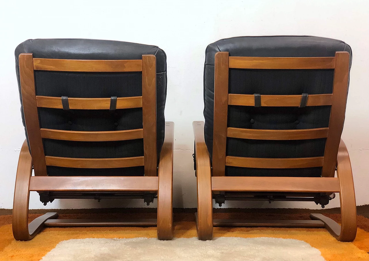 Pair of Exclusive Westnofa armchairs, 70s 1268313