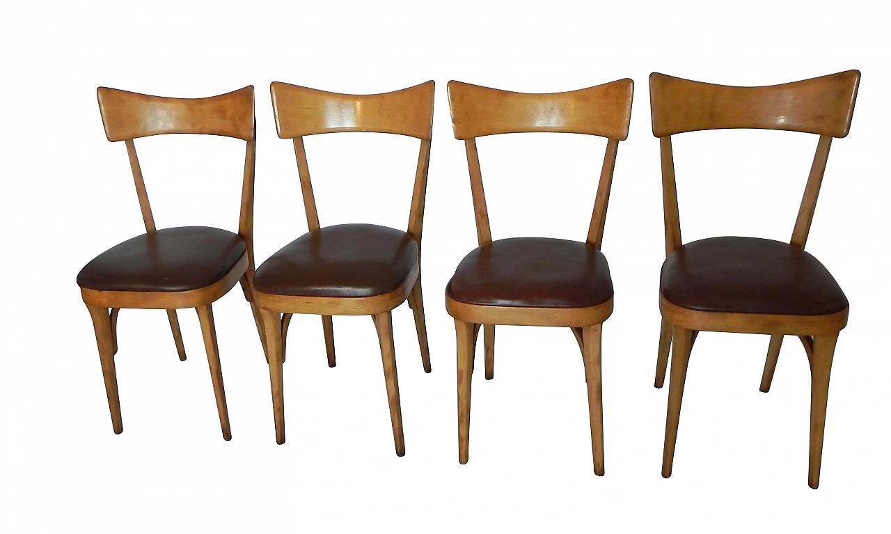 4 Sedie nello stile di Ico Parisi, anni '60 1268847