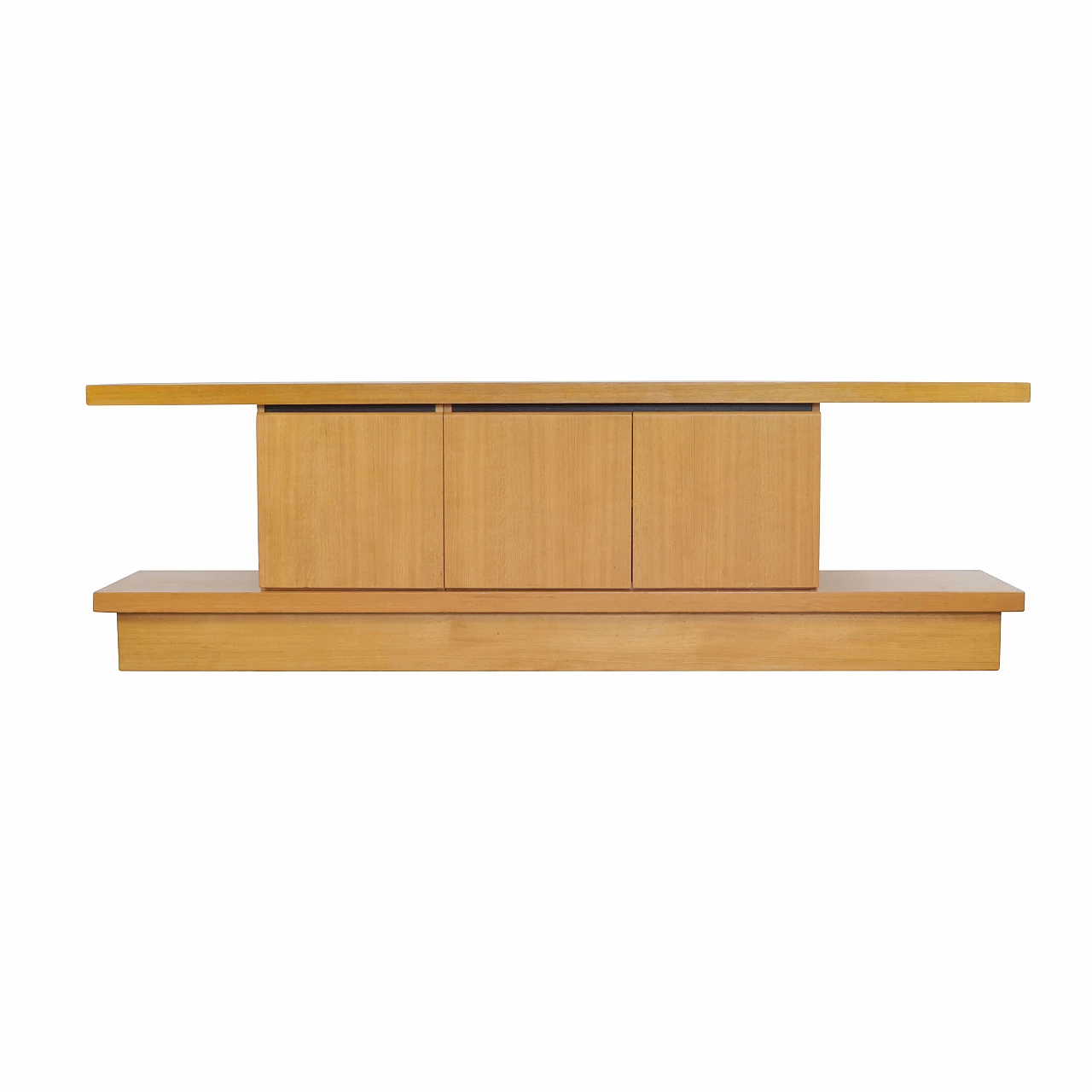Sideboard for the center in oak wood, 70s 1269013