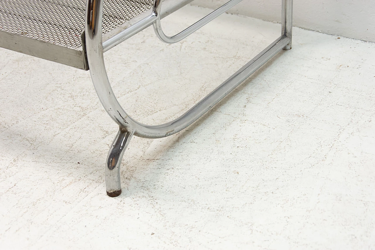 Chromed Bauhaus sofa by Slezák Company, 1930s 1269329