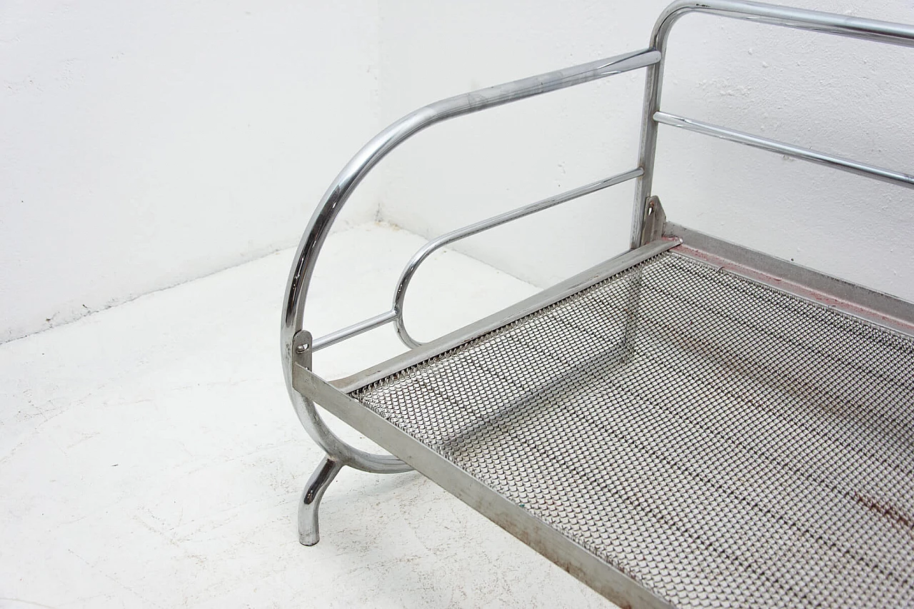 Chromed Bauhaus sofa by Slezák Company, 1930s 1269333