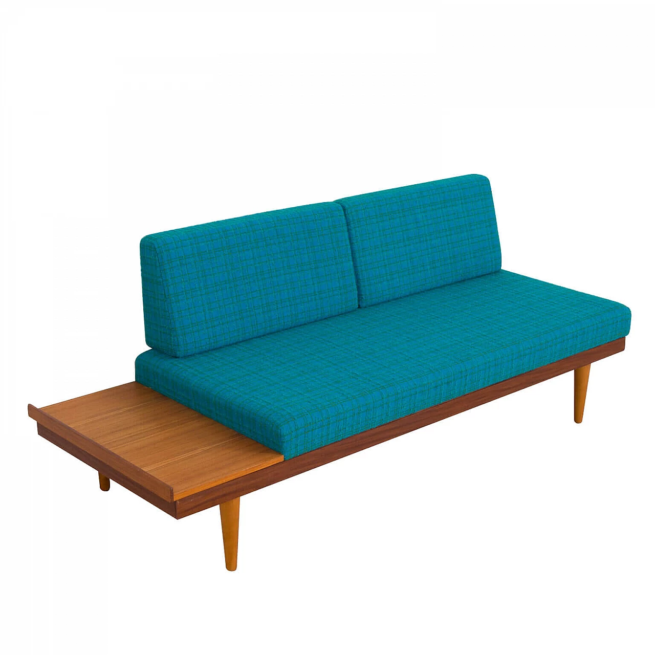 Svanette daybed with side table in fabric and teak by Ingmar Relling for Swane Ekornes, 1960s 1269500