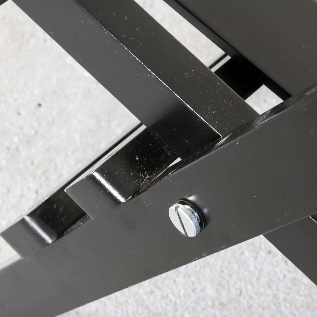 Sedia a sdraio di Dino Gavina in legno laccato nero, anni '70 1270255