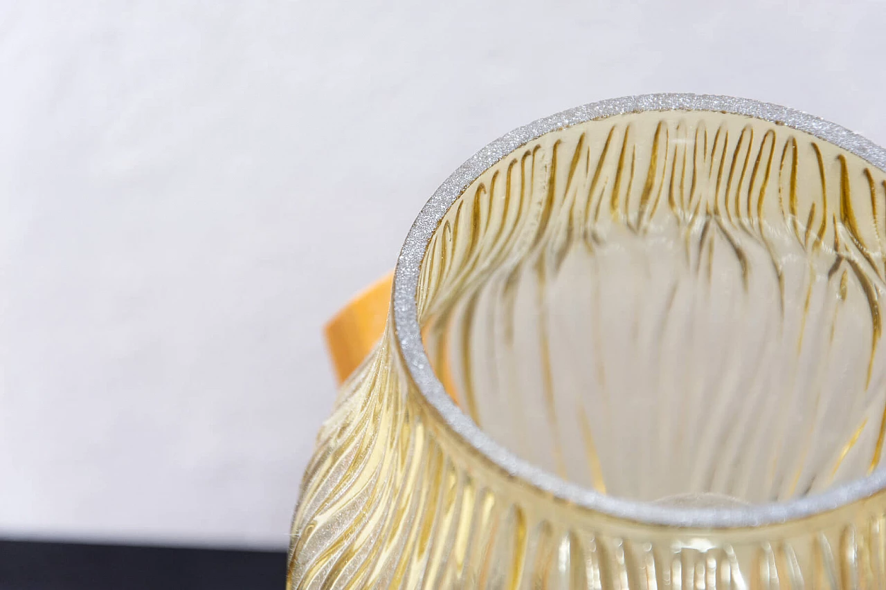 Table lamp in wood and glass by Drevo Humpolec, 60s 1270796