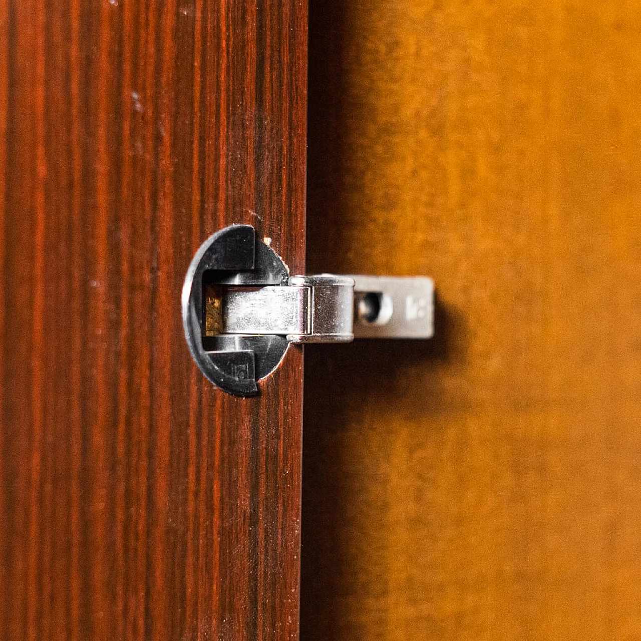 Closet in wood and alcantara, 70s 1270938