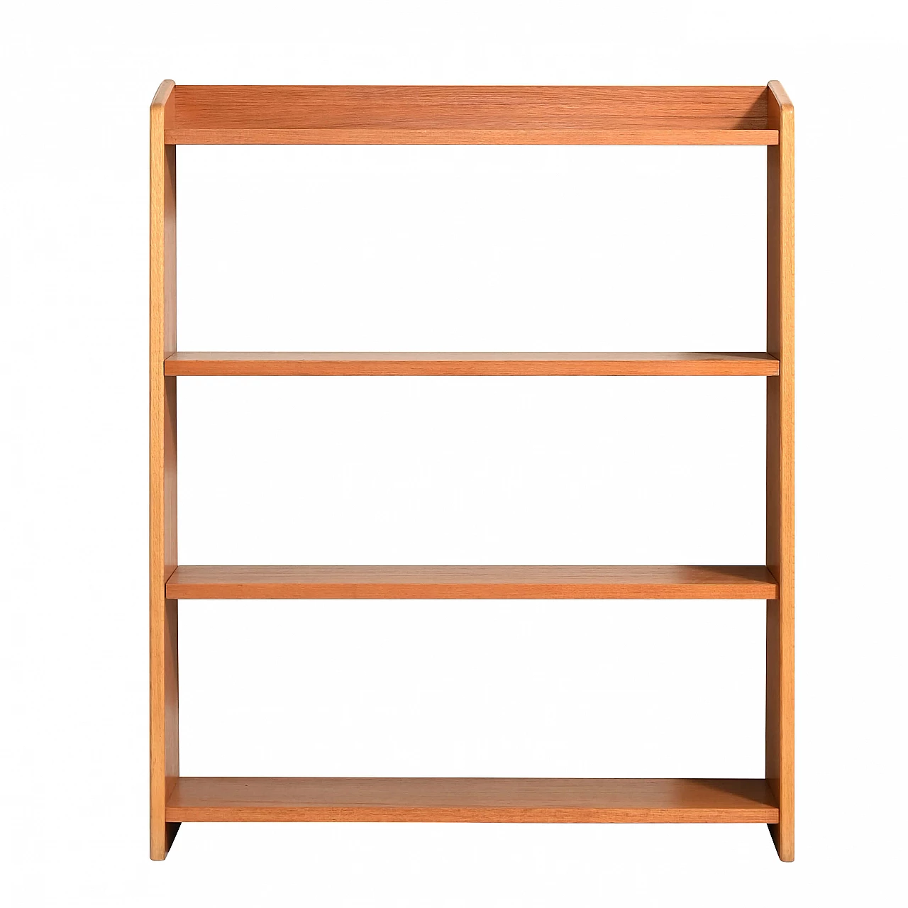 Piccola libreria da terra in teak e rovere, anni '60 1271108