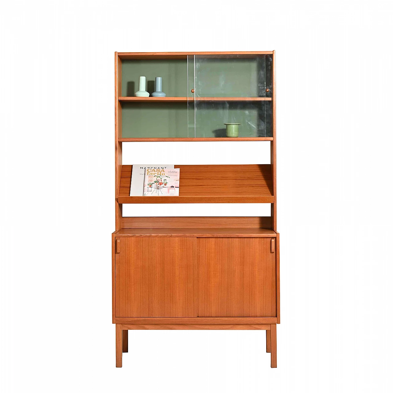 Libreria-credenza con portariviste, anni '60 1271139