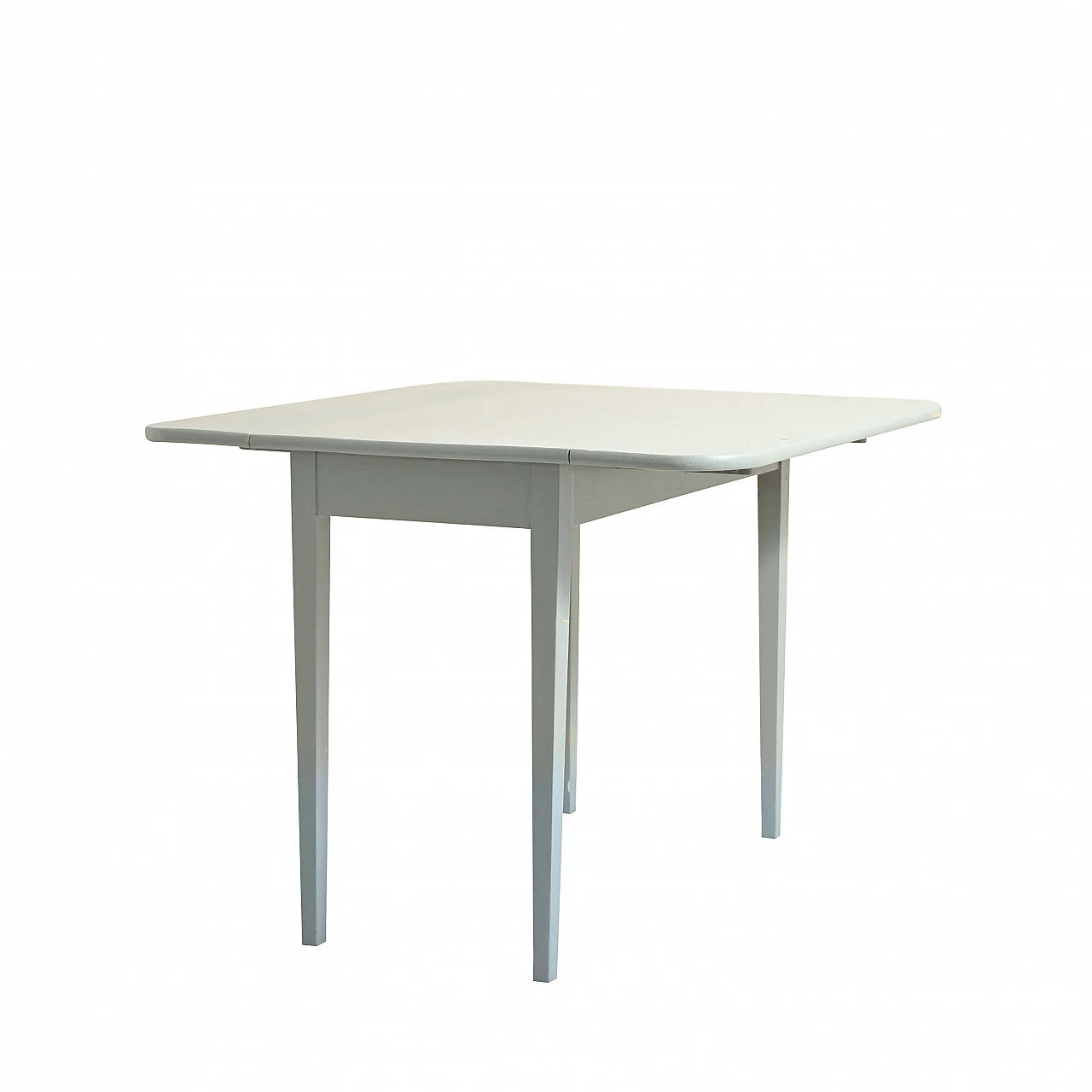 Tavolo scandinavo in legno dipinto con estensioni, anni '50 1271147