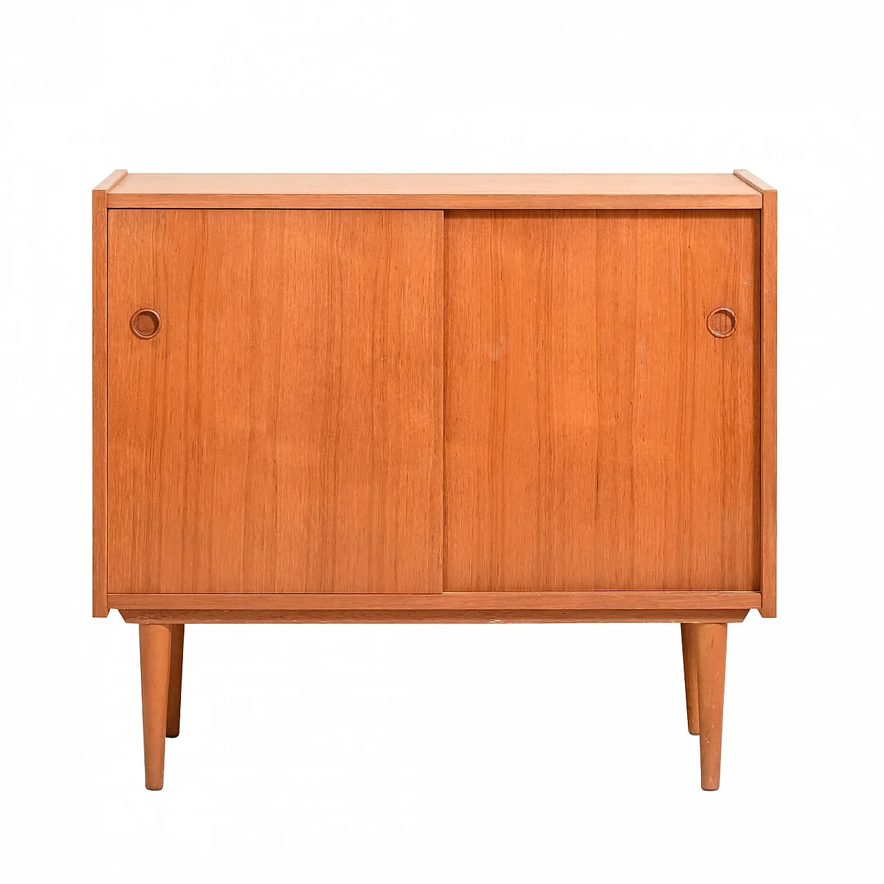 Piccola credenza con ante scorrevoli, anni '50 1271259