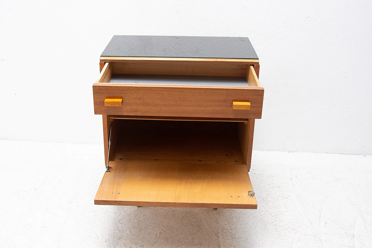 Pair of mahogany nightstands by Frantisek Mezulanik, 1970s 1271369