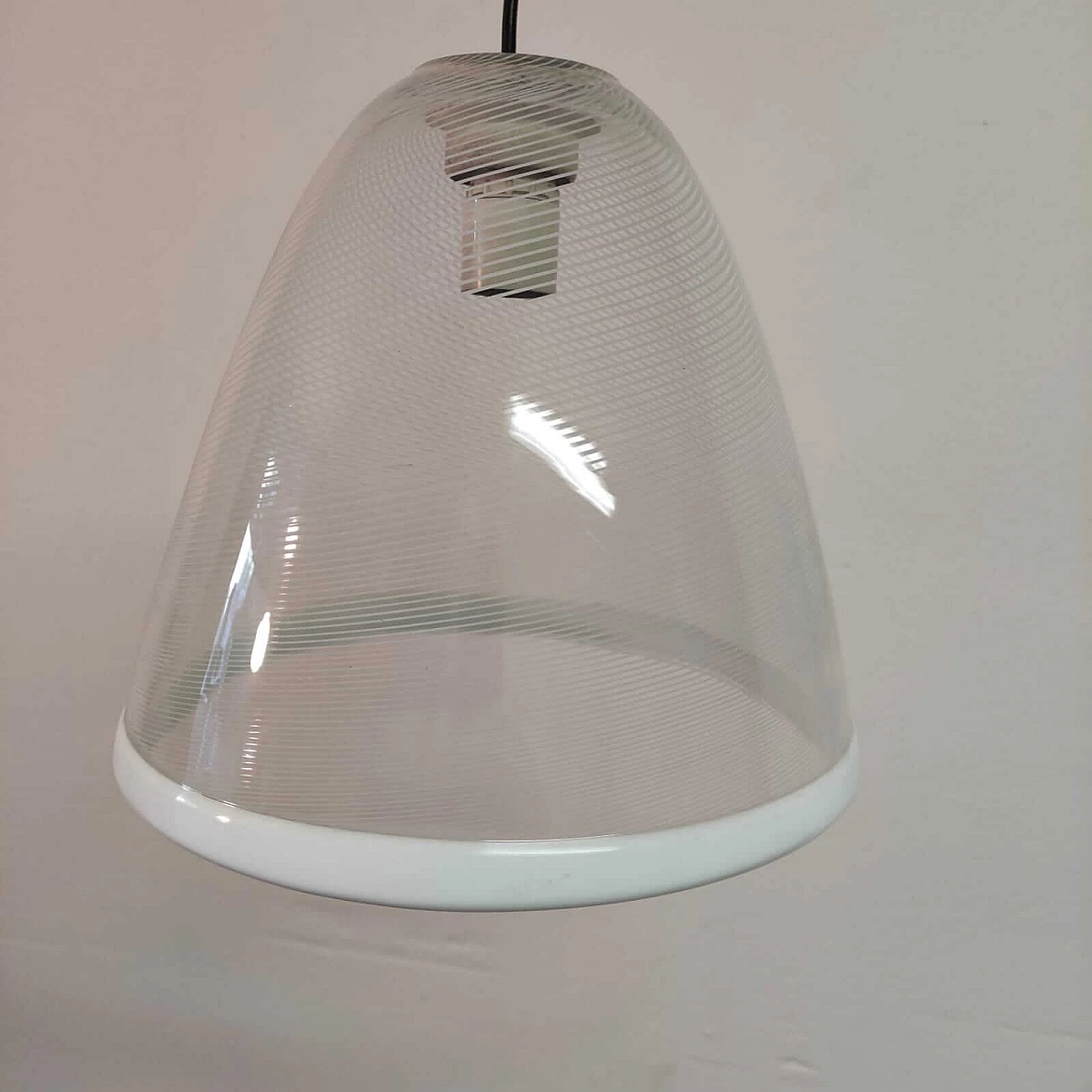 Pair of chandeliers in Murano glass attributed Venini, 60s 1271463