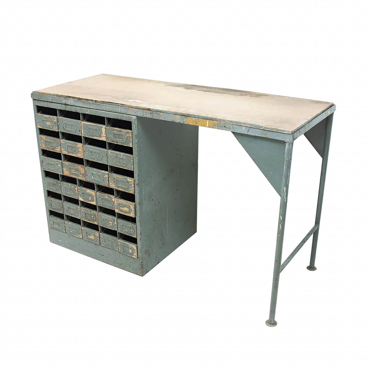 Czechoslovakian industrial iron desk, 50s 1271500