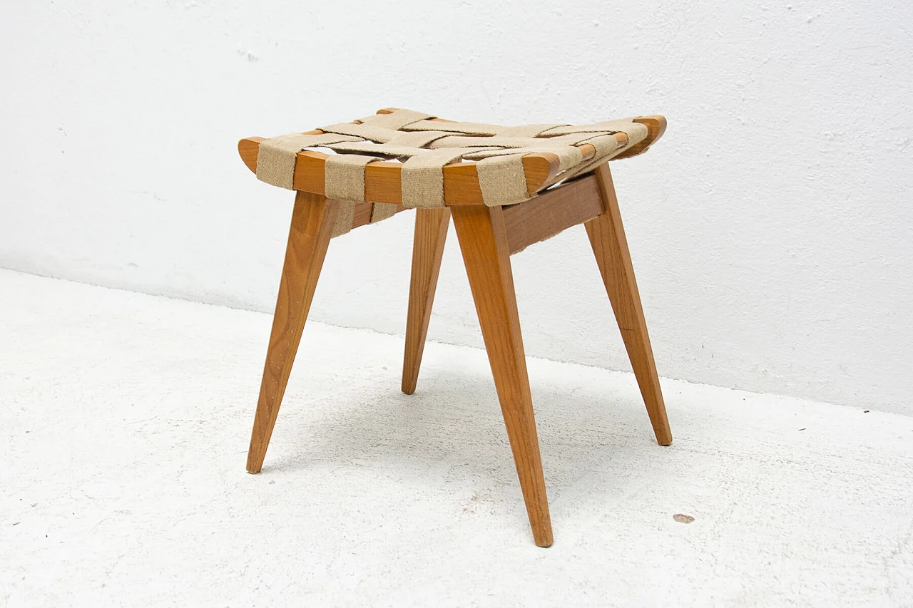 Stool or footstool by Západoslovenské nábytkárské závody, 70s 1271674