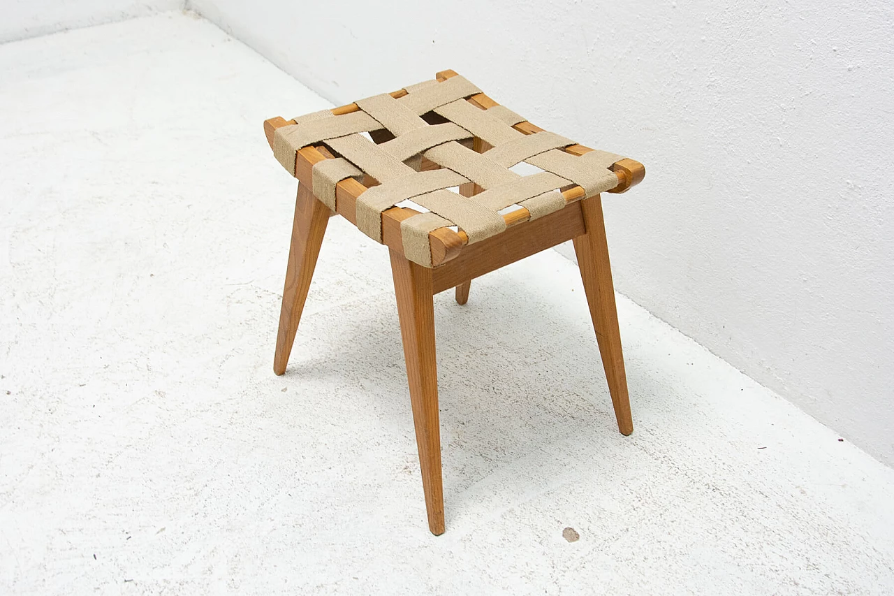 Stool or footstool by Západoslovenské nábytkárské závody, 70s 1271675