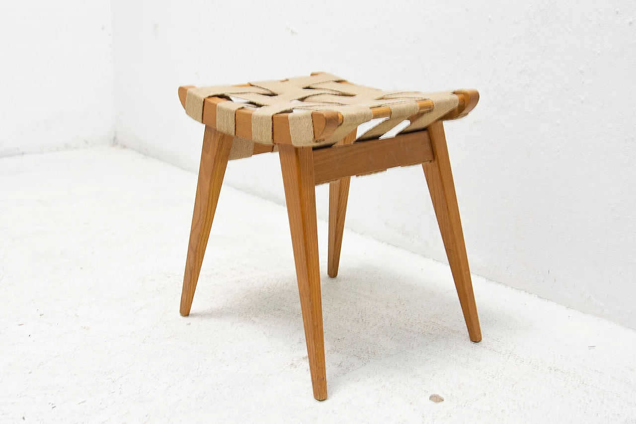 Stool or footstool by Západoslovenské nábytkárské závody, 70s 1271676