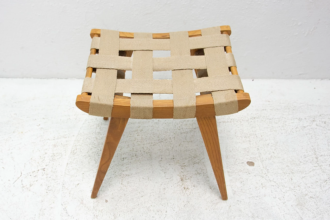 Stool or footstool by Západoslovenské nábytkárské závody, 70s 1271677